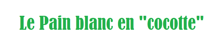 Pain blanc